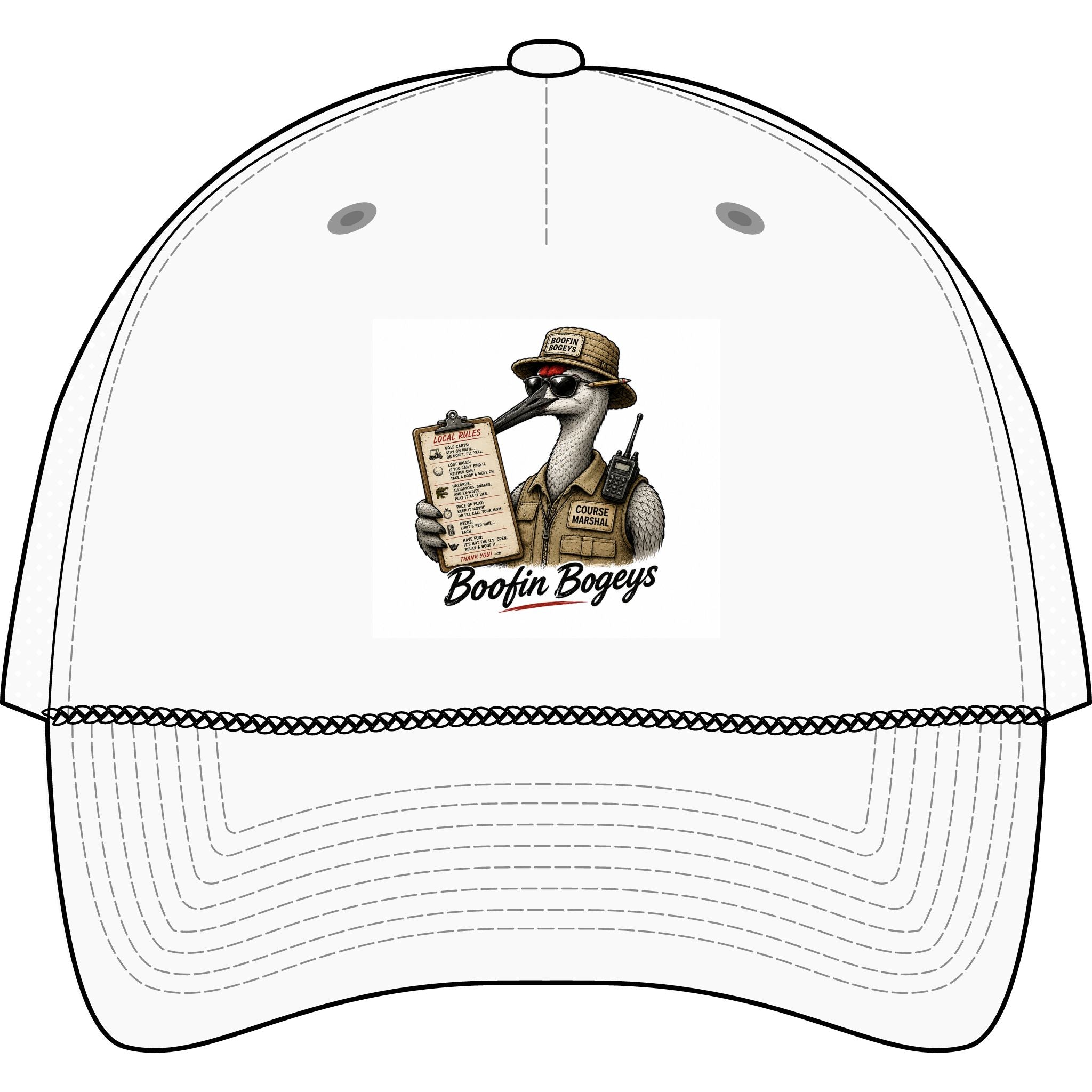 Five-Panel Trucker Rope Cap